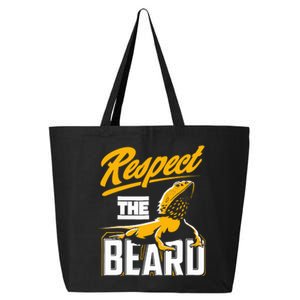 Respect The Beard Pogona & Bearded Dragon 25L Jumbo Tote