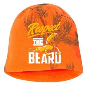 Respect The Beard Pogona & Bearded Dragon Kati - Camo Knit Beanie