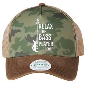 Relax The Bass Player Is Here Bass Guitar Legacy Tie Dye Trucker Hat