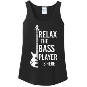 Relax The Bass Player Is Here Bass Guitar Ladies Essential Tank