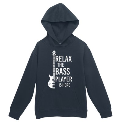 Relax The Bass Player Is Here Bass Guitar Urban Pullover Hoodie