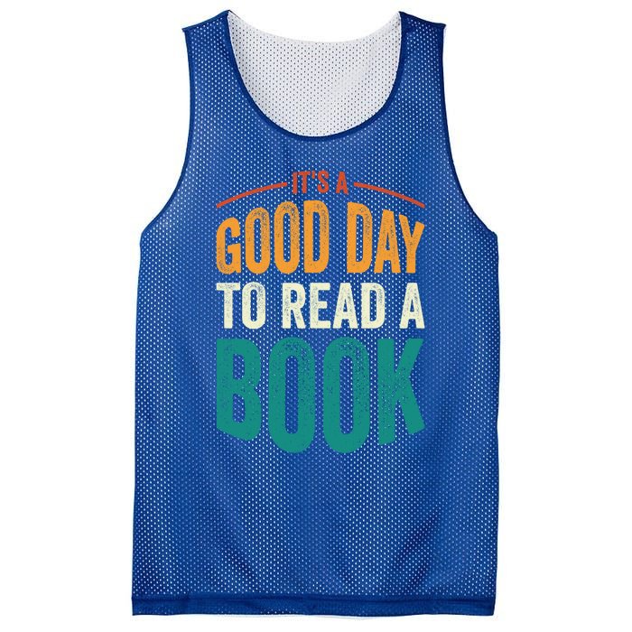 Reading Teacher Bookworm Its A Good Day To Read A Book Cool Gift Mesh Reversible Basketball Jersey Tank