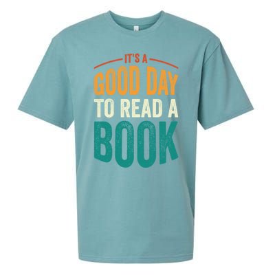 Reading Teacher Bookworm Its A Good Day To Read A Book Cool Gift Sueded Cloud Jersey T-Shirt