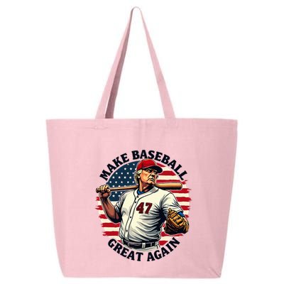 Retro Trump Baseball Jersey Make Baseball Great Again 25L Jumbo Tote