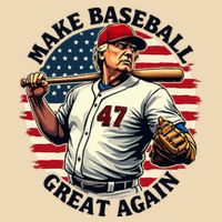Retro Trump Baseball Jersey Make Baseball Great Again Drawstring Bag