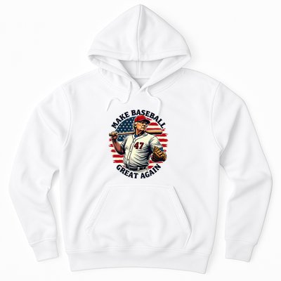 Retro Trump Baseball Jersey Make Baseball Great Again Hoodie