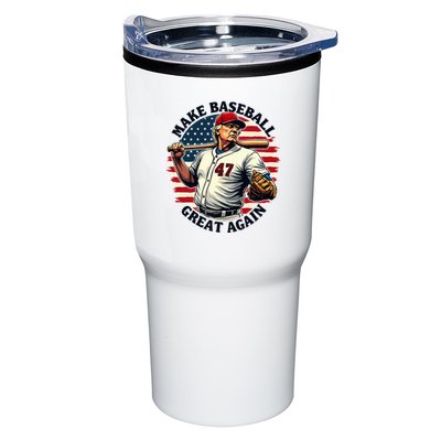 Retro Trump Baseball Jersey Make Baseball Great Again Tumbler