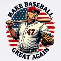 Retro Trump Baseball Jersey Make Baseball Great Again Toddler T-Shirt