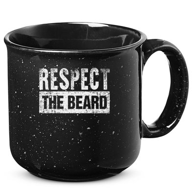 Respect The Beard 15oz Campfire Ceramic Mug