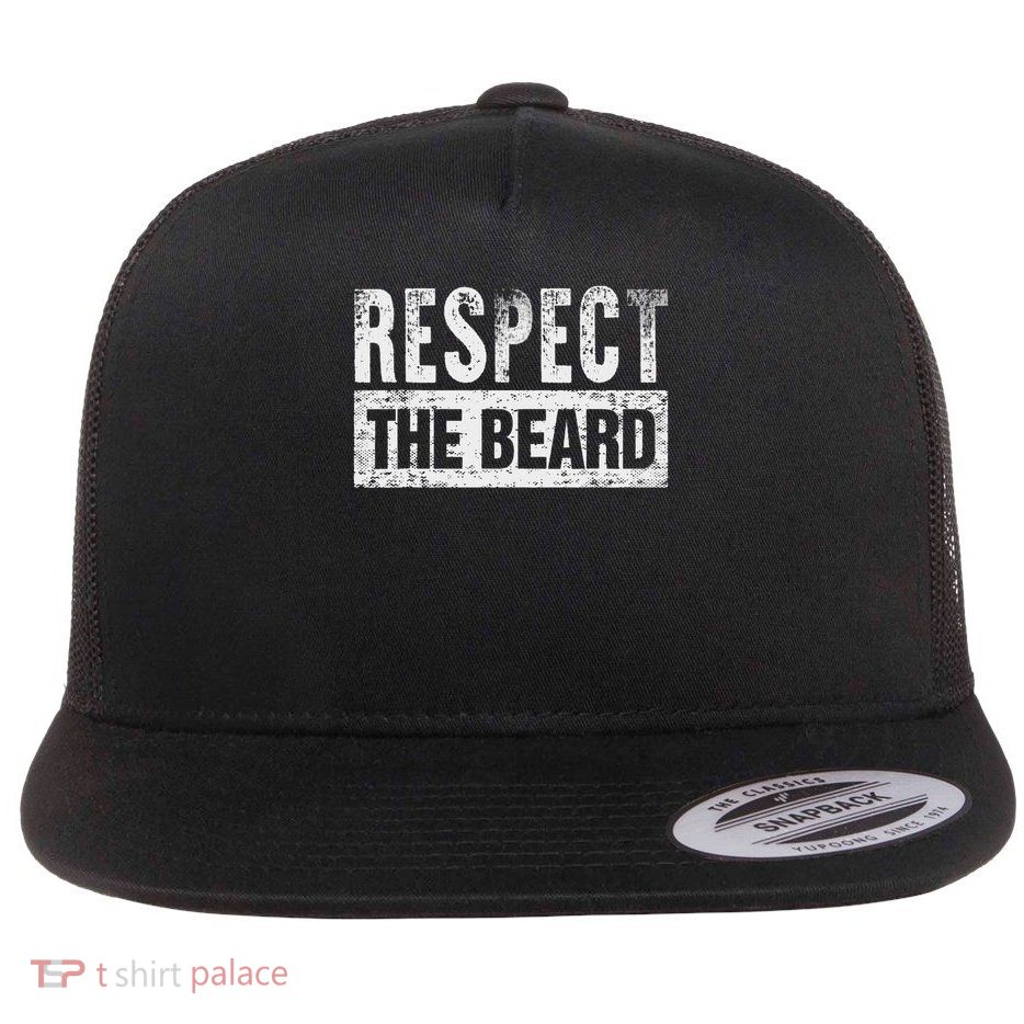 Respect The Beard Flatbill Hat
