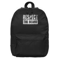 Respect The Beard 16 in Basic Backpack