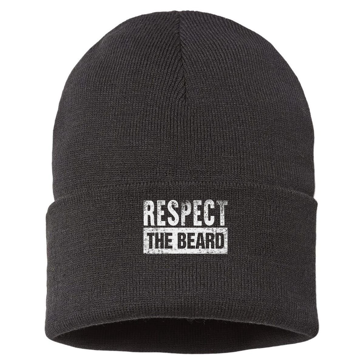 Respect The Beard Sustainable Knit Beanie