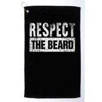 Respect The Beard Golf Towel