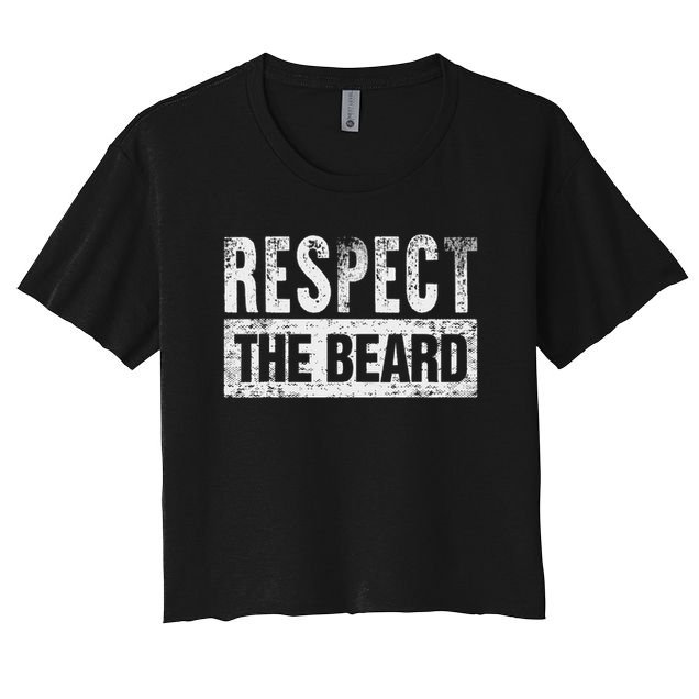 Respect The Beard Crop Top