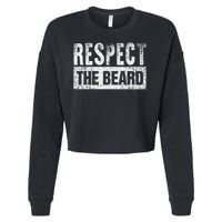 Respect The Beard Cropped Pullover Crew
