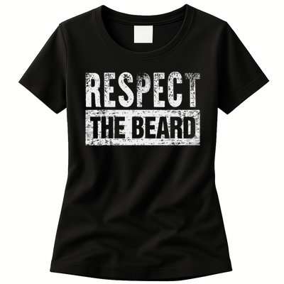 Respect The Beard Womens T-Shirt