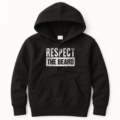 Respect The Beard Kids Hoodie