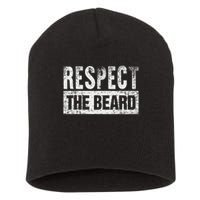 Respect The Beard Short Acrylic Beanie