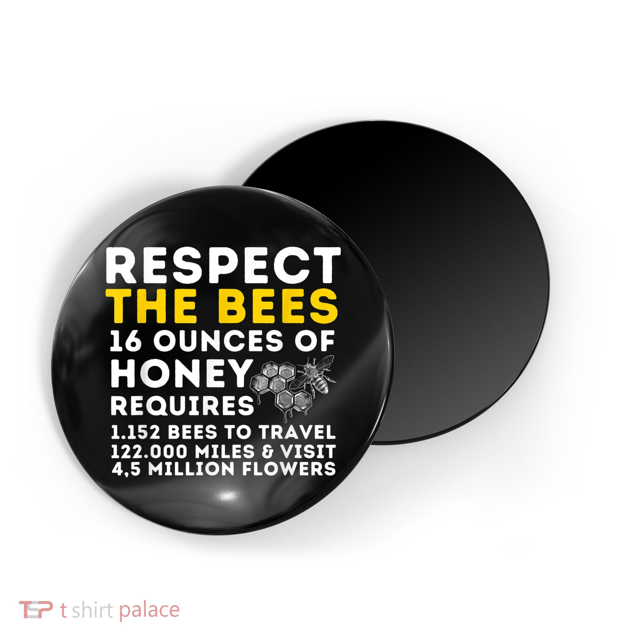 Respect The Bees Bee Lover Beekeeping & Beekeeper Magnet