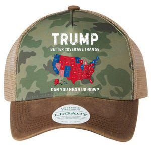 Retro Trump Better Coverage Than 5g Can You Hear Us Now Legacy Tie Dye Trucker Hat