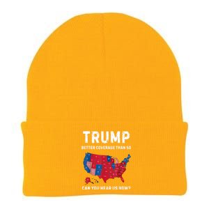 Retro Trump Better Coverage Than 5g Can You Hear Us Now Knit Cap Winter Beanie