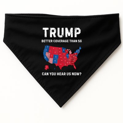 Retro Trump Better Coverage Than 5g Can You Hear Us Now USA-Made Doggie Bandana