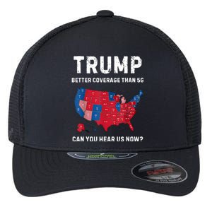 Retro Trump Better Coverage Than 5g Can You Hear Us Now Flexfit Unipanel Trucker Cap