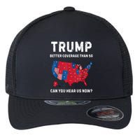 Retro Trump Better Coverage Than 5g Can You Hear Us Now Flexfit Unipanel Trucker Cap
