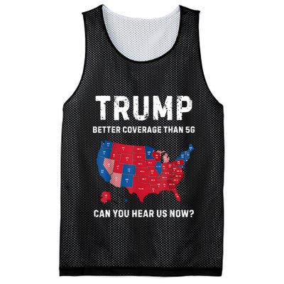 Retro Trump Better Coverage Than 5g Can You Hear Us Now Mesh Reversible Basketball Jersey Tank