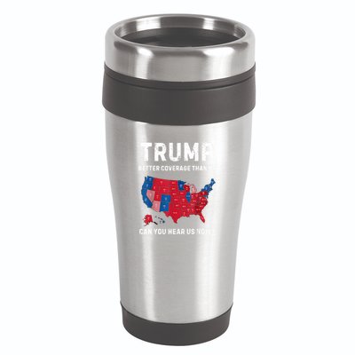 Retro Trump Better Coverage Than 5g Can You Hear Us Now 16oz Travel Tumbler