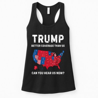 Retro Trump Better Coverage Than 5g Can You Hear Us Now Womens Tank Top