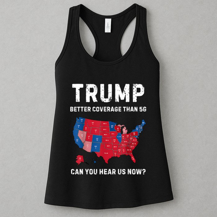 Retro Trump Better Coverage Than 5g Can You Hear Us Now Womens Tank Top