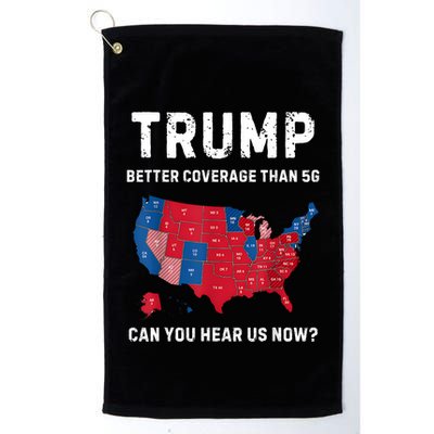 Retro Trump Better Coverage Than 5g Can You Hear Us Now Golf Towel