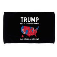 Retro Trump Better Coverage Than 5g Can You Hear Us Now Microfiber Hand Towel