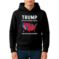 Retro Trump Better Coverage Than 5g Can You Hear Us Now Kids Hoodie