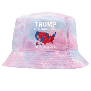 Retro Trump Better Coverage Than 5g Can You Hear Us Now Tie-Dyed Bucket Hat