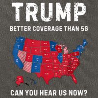 Retro Trump Better Coverage Than 5g Can You Hear Us Now Cotton Canvas Backpack