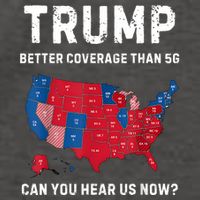 Retro Trump Better Coverage Than 5g Can You Hear Us Now Vector Backpack