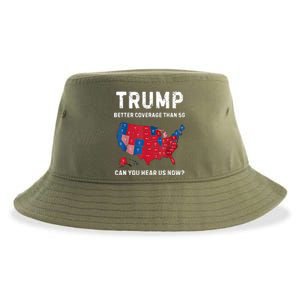 Retro Trump Better Coverage Than 5g Can You Hear Us Now Sustainable Bucket Hat