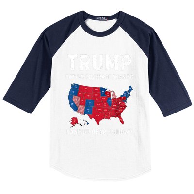 Retro Trump Better Coverage Than 5g Can You Hear Us Now Baseball Sleeve Shirt