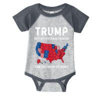 Retro Trump Better Coverage Than 5g Can You Hear Us Now Infant Baby Jersey Bodysuit