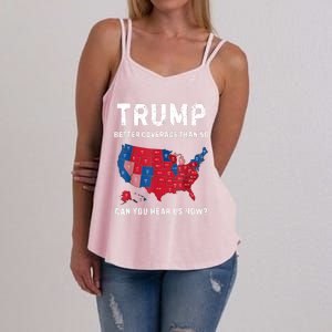 Retro Trump Better Coverage Than 5g Can You Hear Us Now Women's Strappy Tank