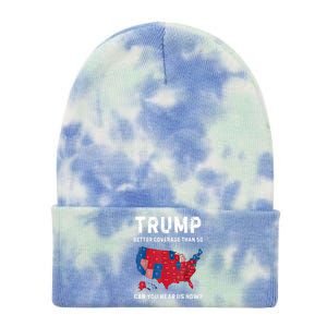 Retro Trump Better Coverage Than 5g Can You Hear Us Now Tie Dye 12in Knit Beanie