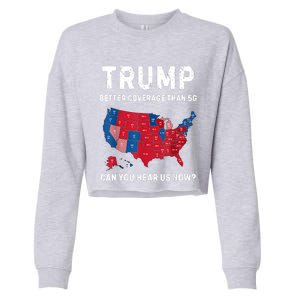 Retro Trump Better Coverage Than 5g Can You Hear Us Now Cropped Pullover Crew