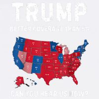 Retro Trump Better Coverage Than 5g Can You Hear Us Now Garment-Dyed Sweatshirt