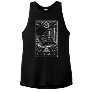 Reader Tarot Bookish Ladies PosiCharge Tri-Blend Wicking Tank