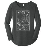 Reader Tarot Bookish Women's Perfect Tri Tunic Long Sleeve Shirt