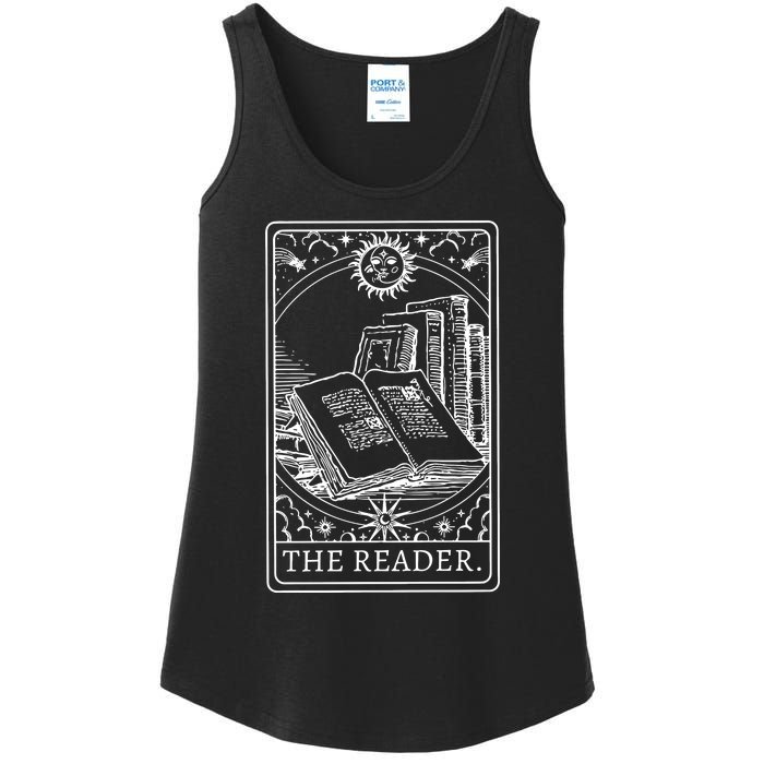 Reader Tarot Bookish Ladies Essential Tank