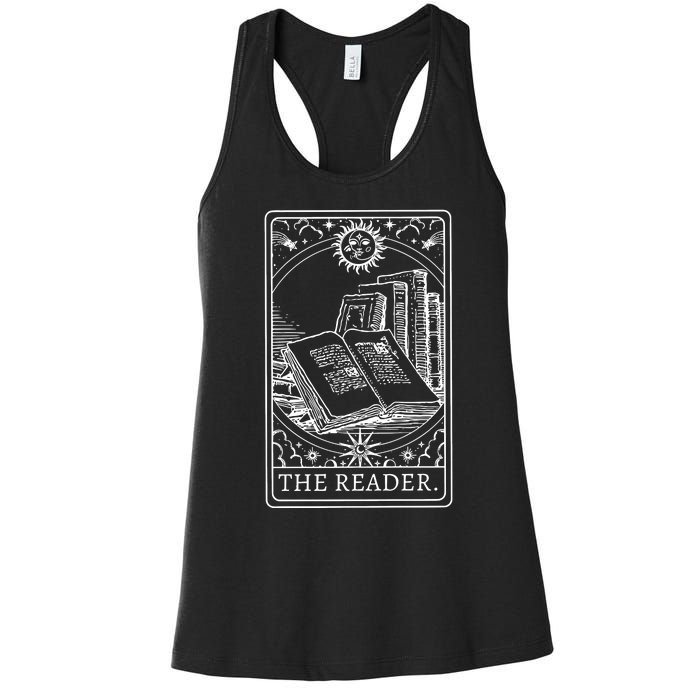 Reader Tarot Bookish Women's Racerback Tank