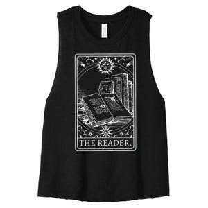 Reader Tarot Bookish Women's Racerback Cropped Tank